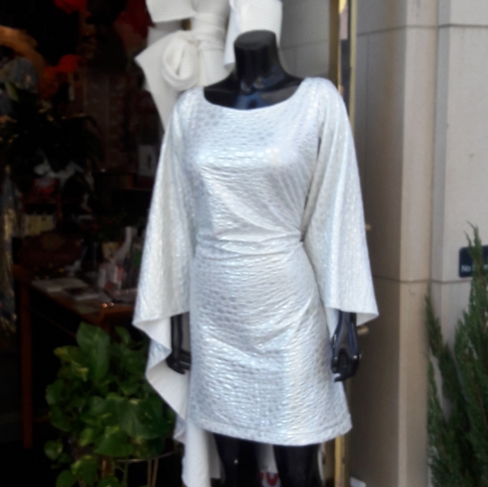 White Mahogany Short Dress